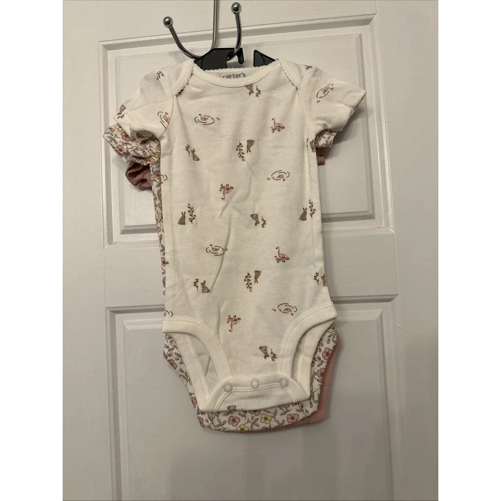 NWT Carter's Girls 3 Pack One Piece Size 3-6 Months And 2 Pack Of Pants